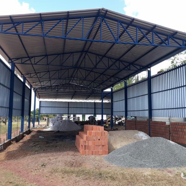 Industrial Roof Truss & Galvalume Sheet Roofing Hooghly
