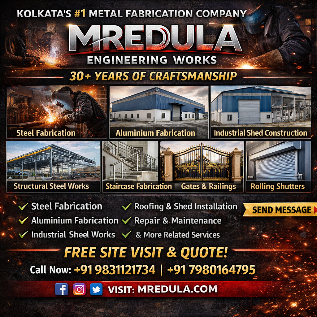 Steel fabrication welding work